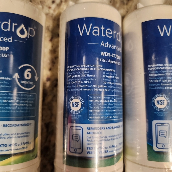 Waterdrop Advanced Filter WDS-LT700P - Picture 3 of 3